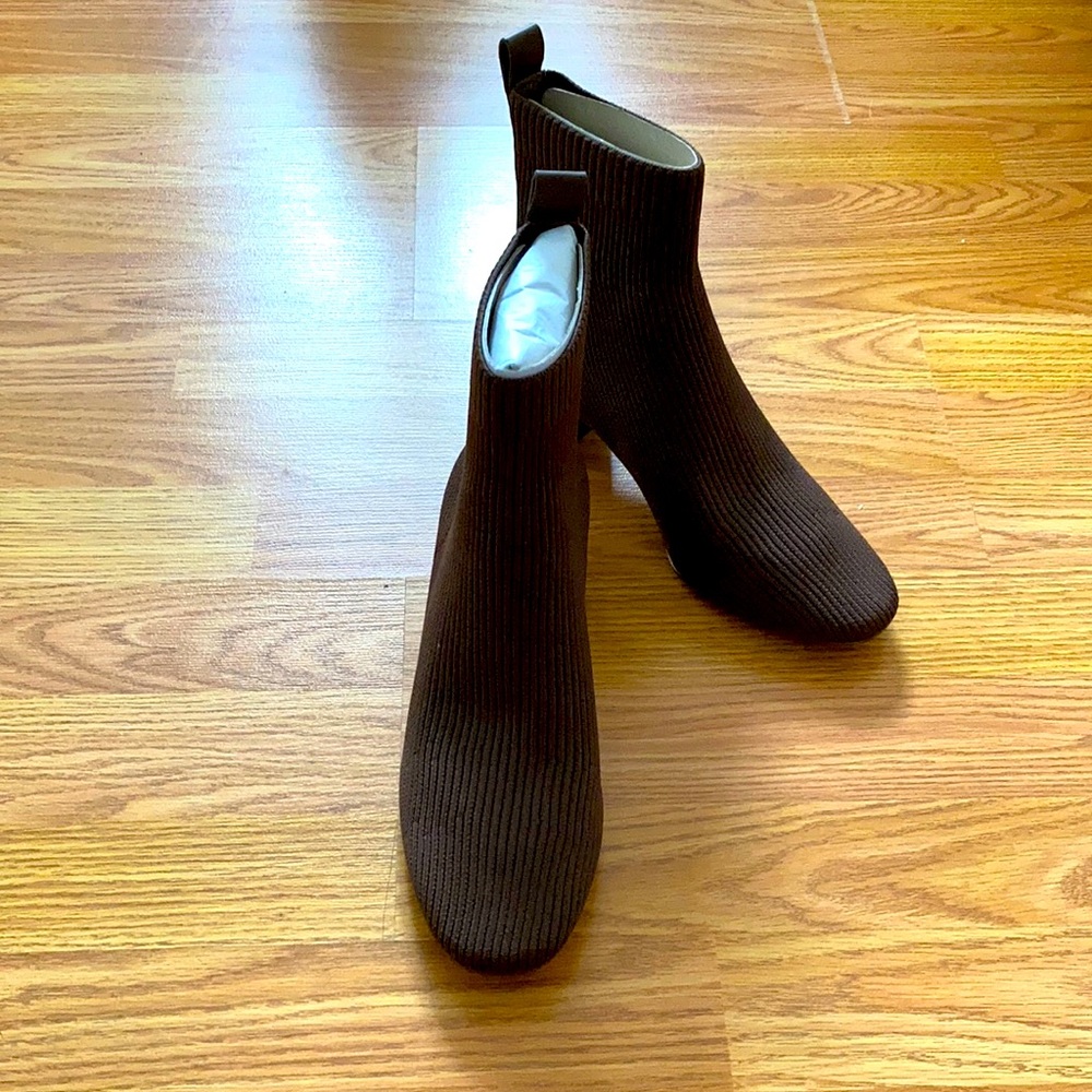 Brown Everlane Reknit Glove Boots
